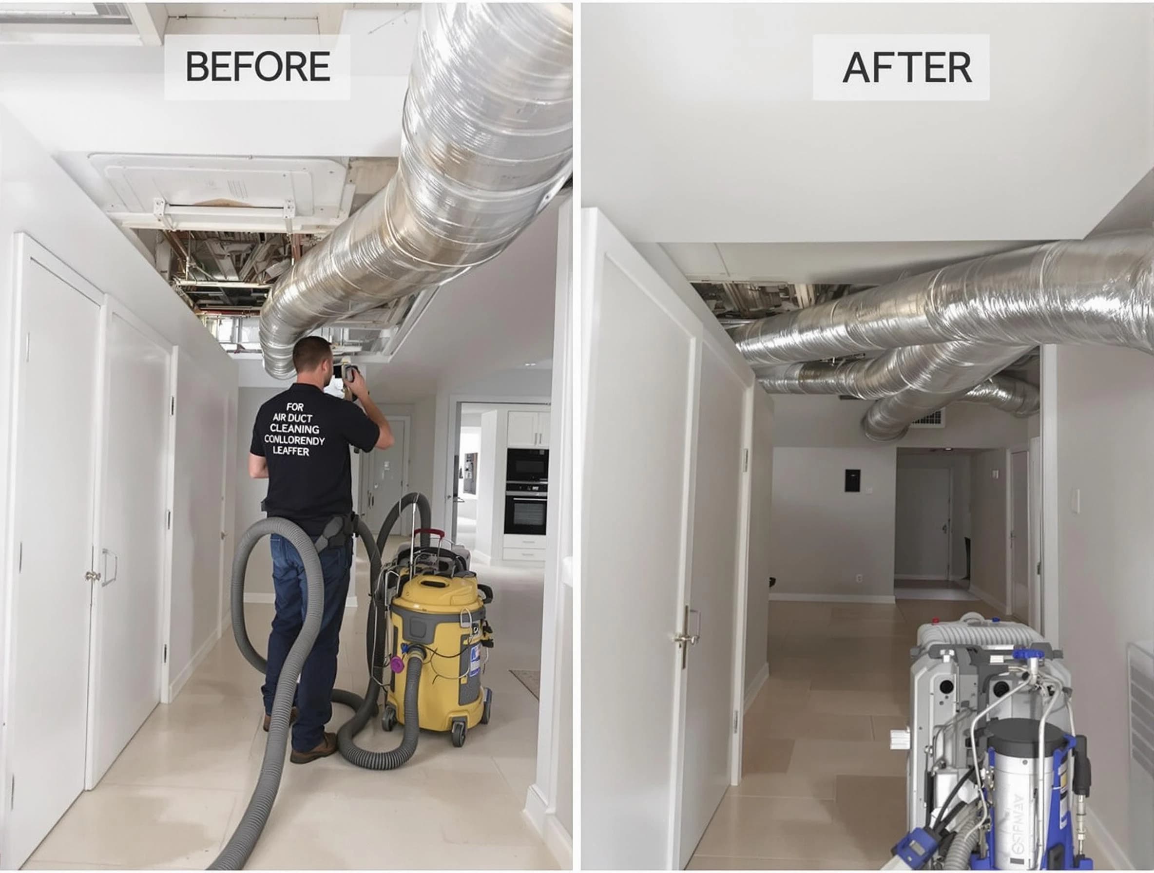 Clanton Air Duct Cleaning professional performing thorough air duct cleaning in Clanton