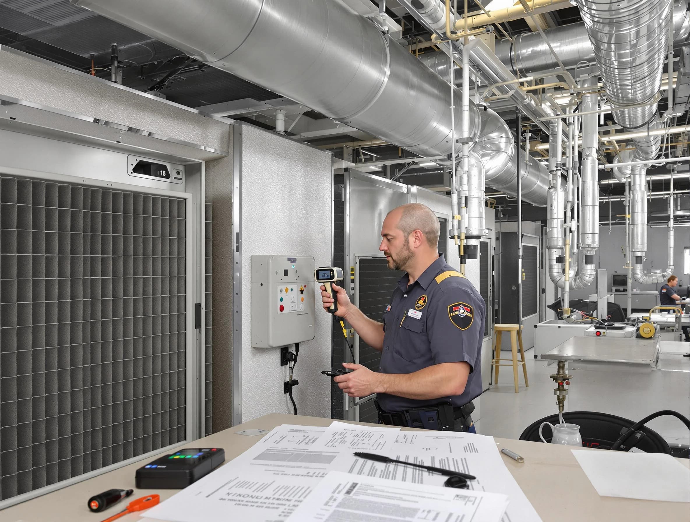 Professional filter system inspection by Clanton Air Duct Cleaning in Clanton