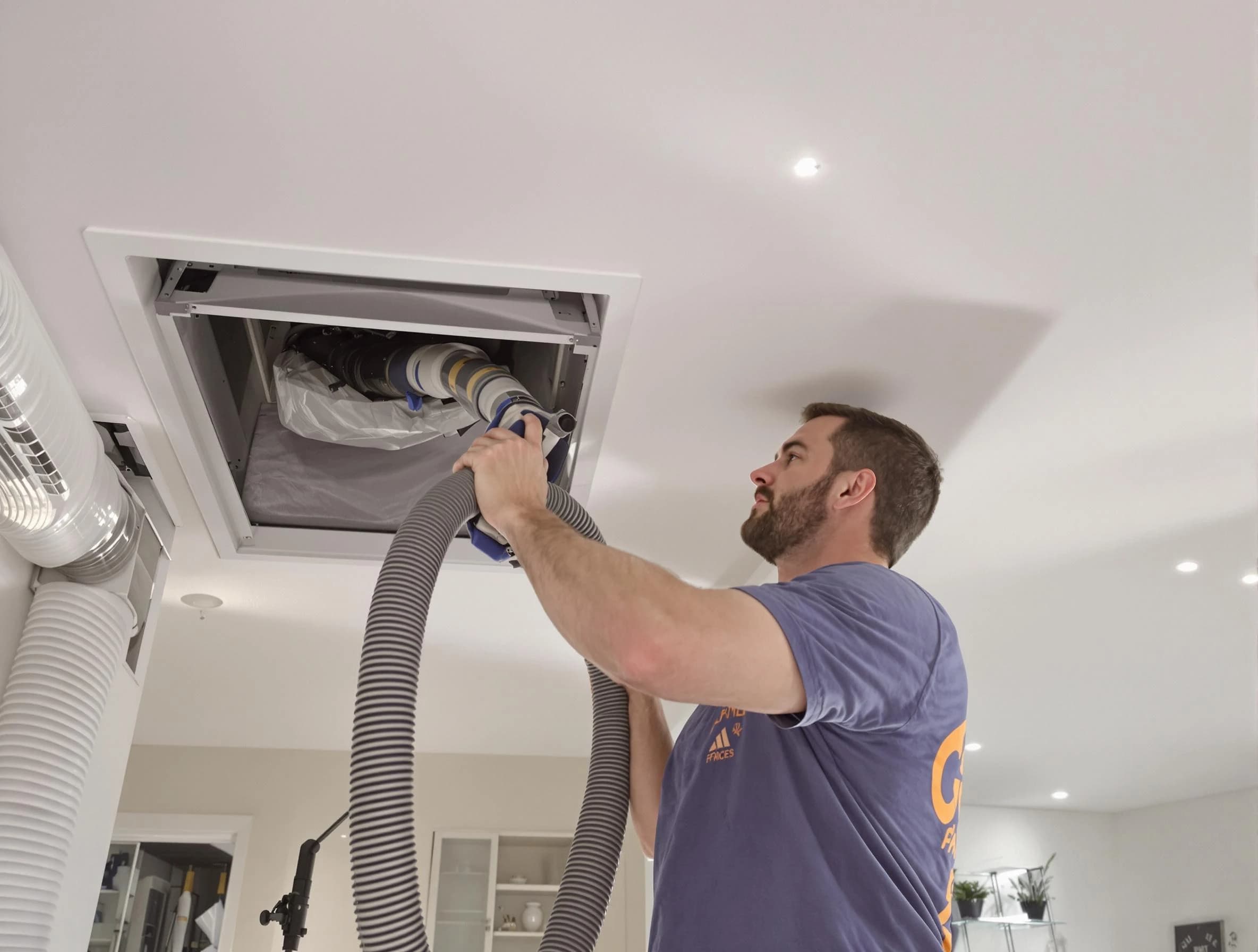 Precision indoor duct cleaning by Clanton Air Duct Cleaning in Clanton