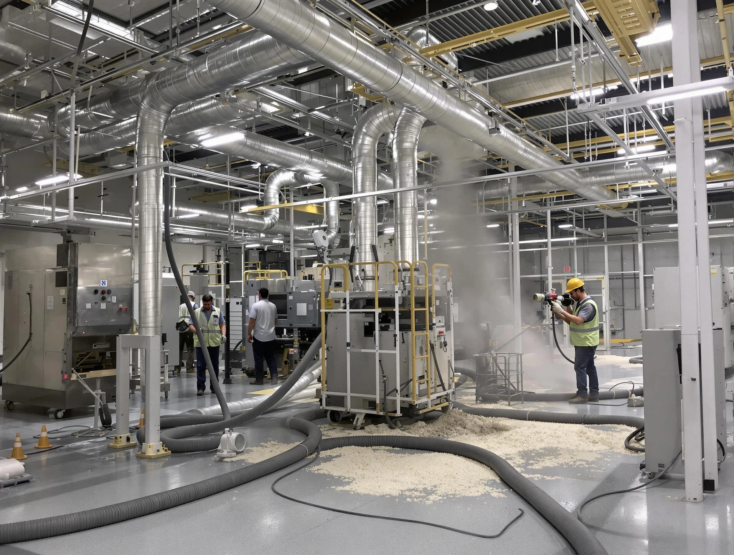 Heavy-duty industrial duct cleaning by Clanton Air Duct Cleaning in Clanton