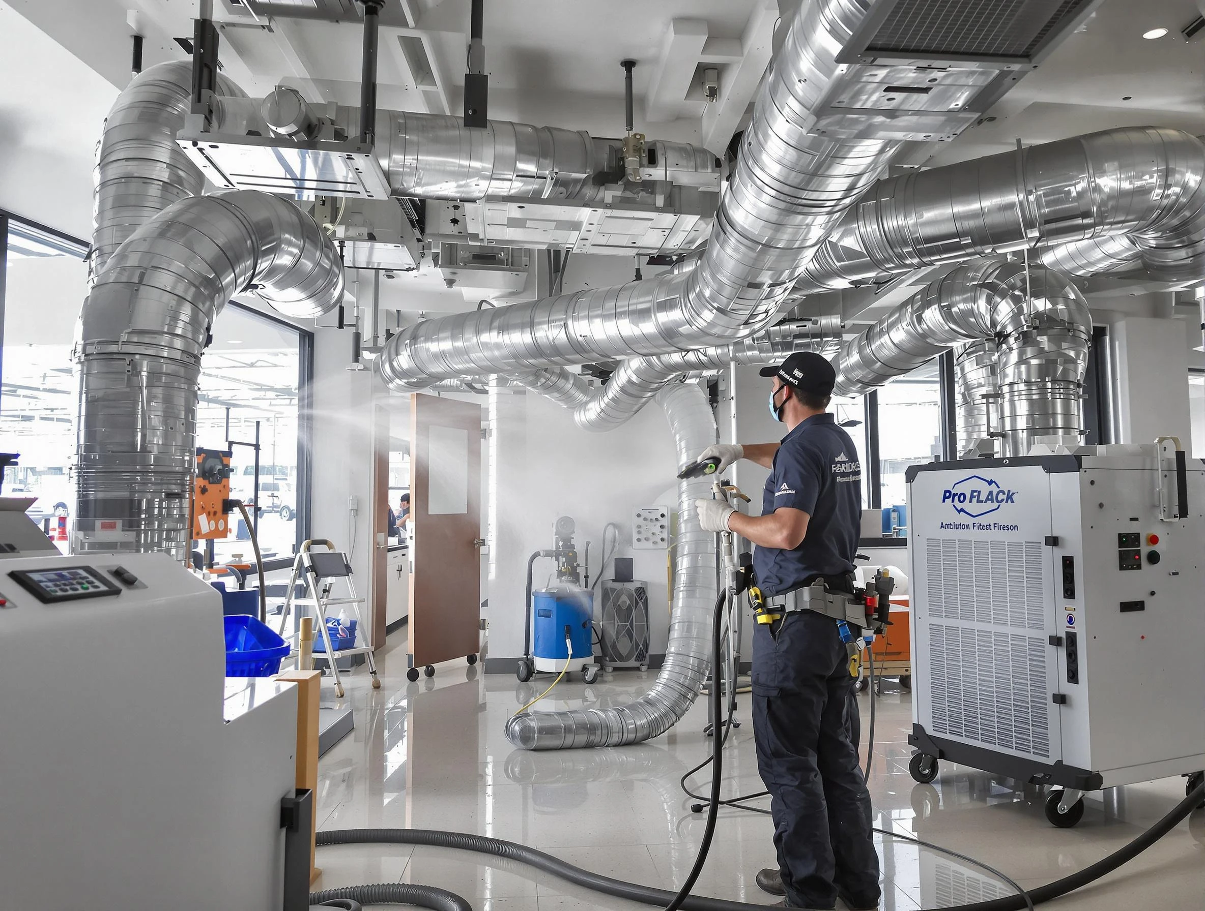 Negative Pressure Air Duct Cleaning in Clanton