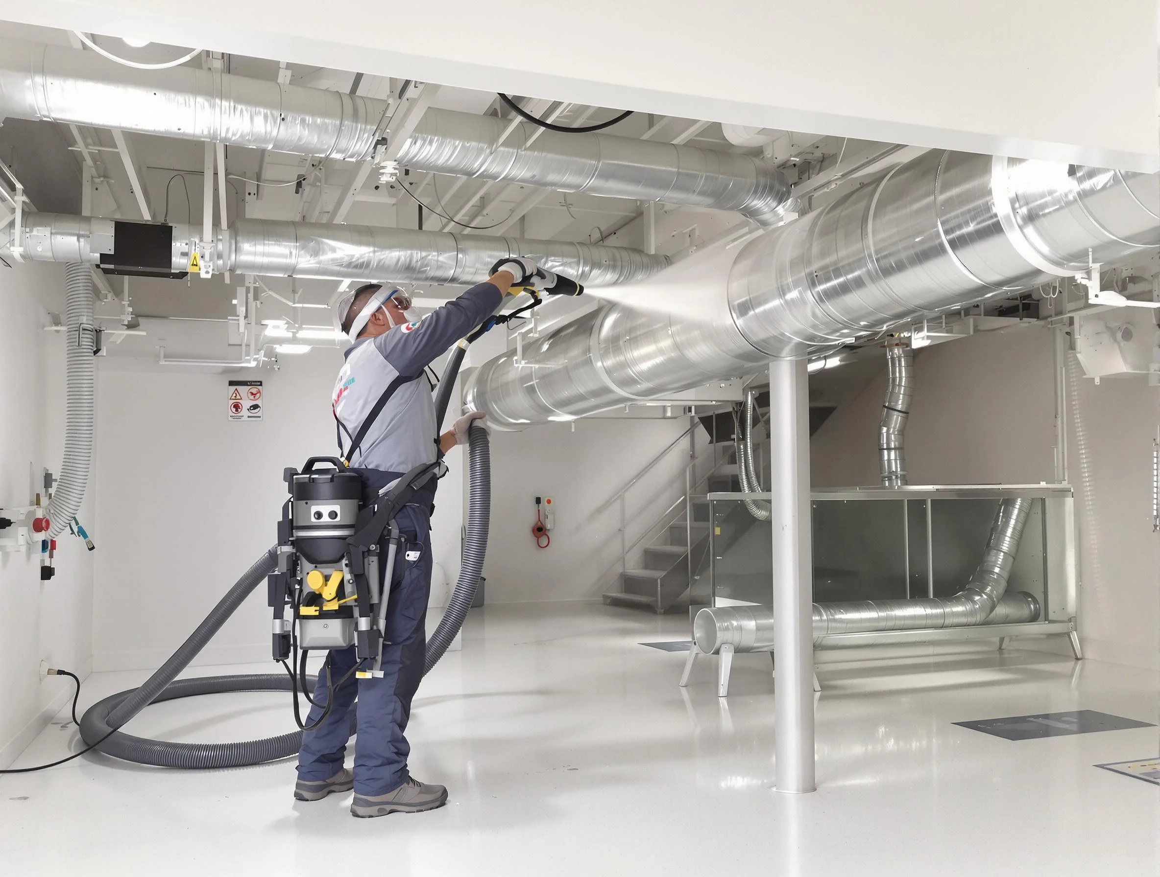 Professional central duct cleaning by Clanton Air Duct Cleaning in Clanton
