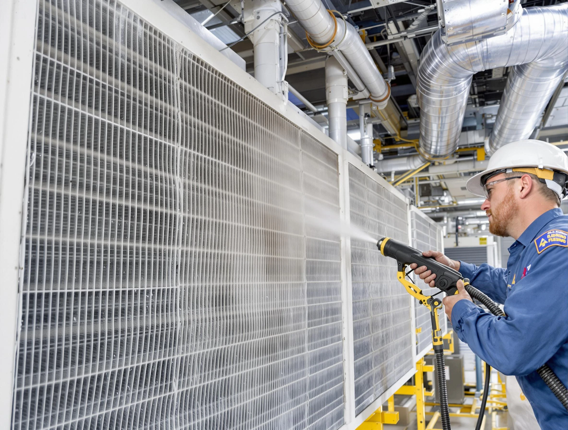 Professional commercial coil cleaning by Clanton Air Duct Cleaning in Clanton