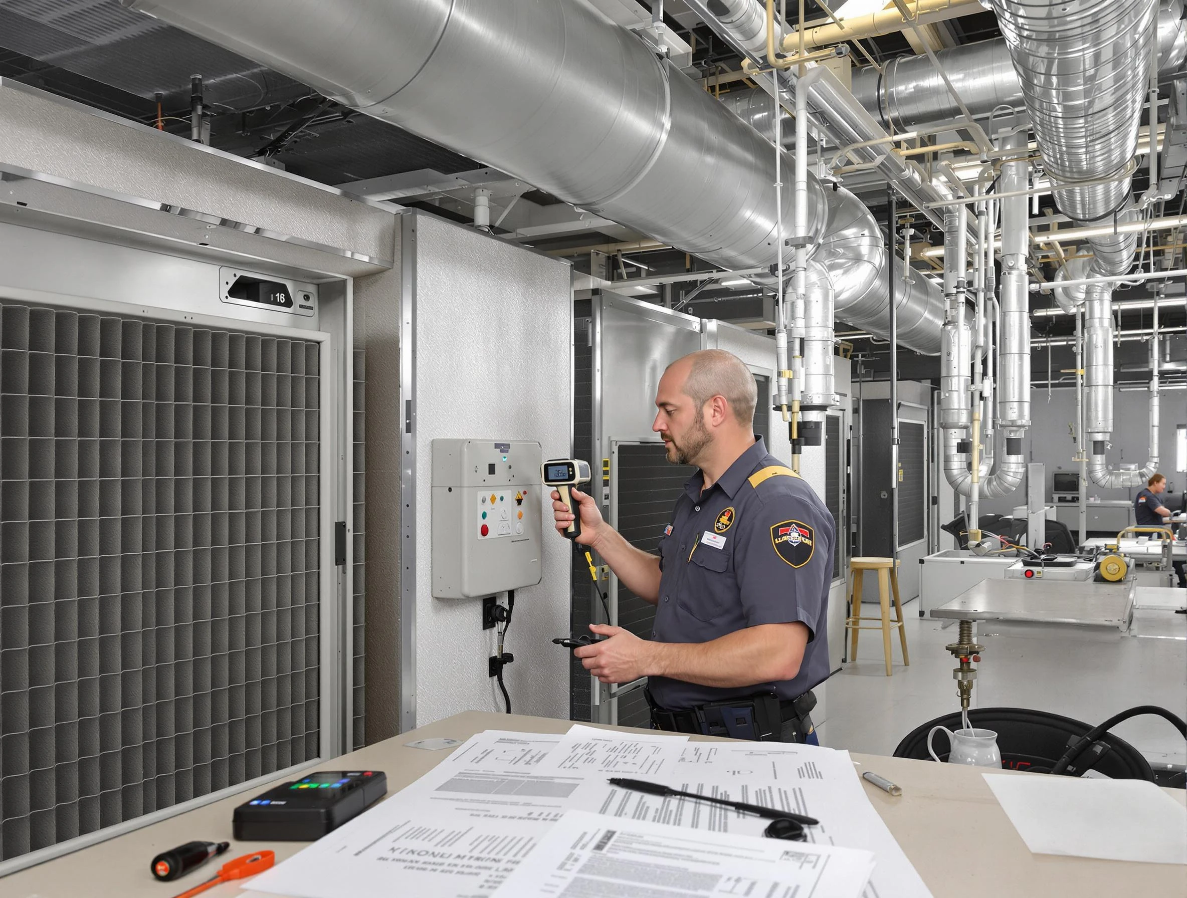 Professional filter system inspection by Clanton Air Duct Cleaning in Clanton